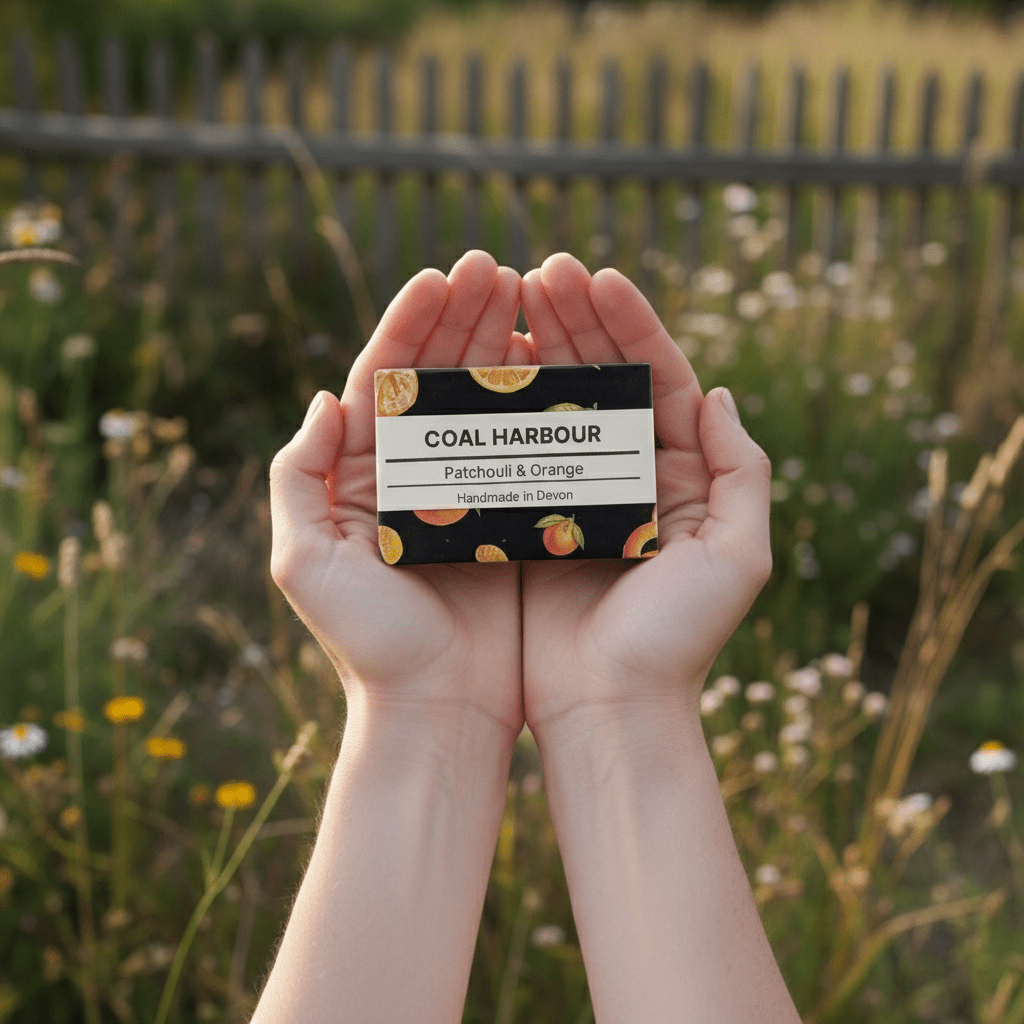Patchouli &amp; Orange with Charcoal 100g Soap Bar