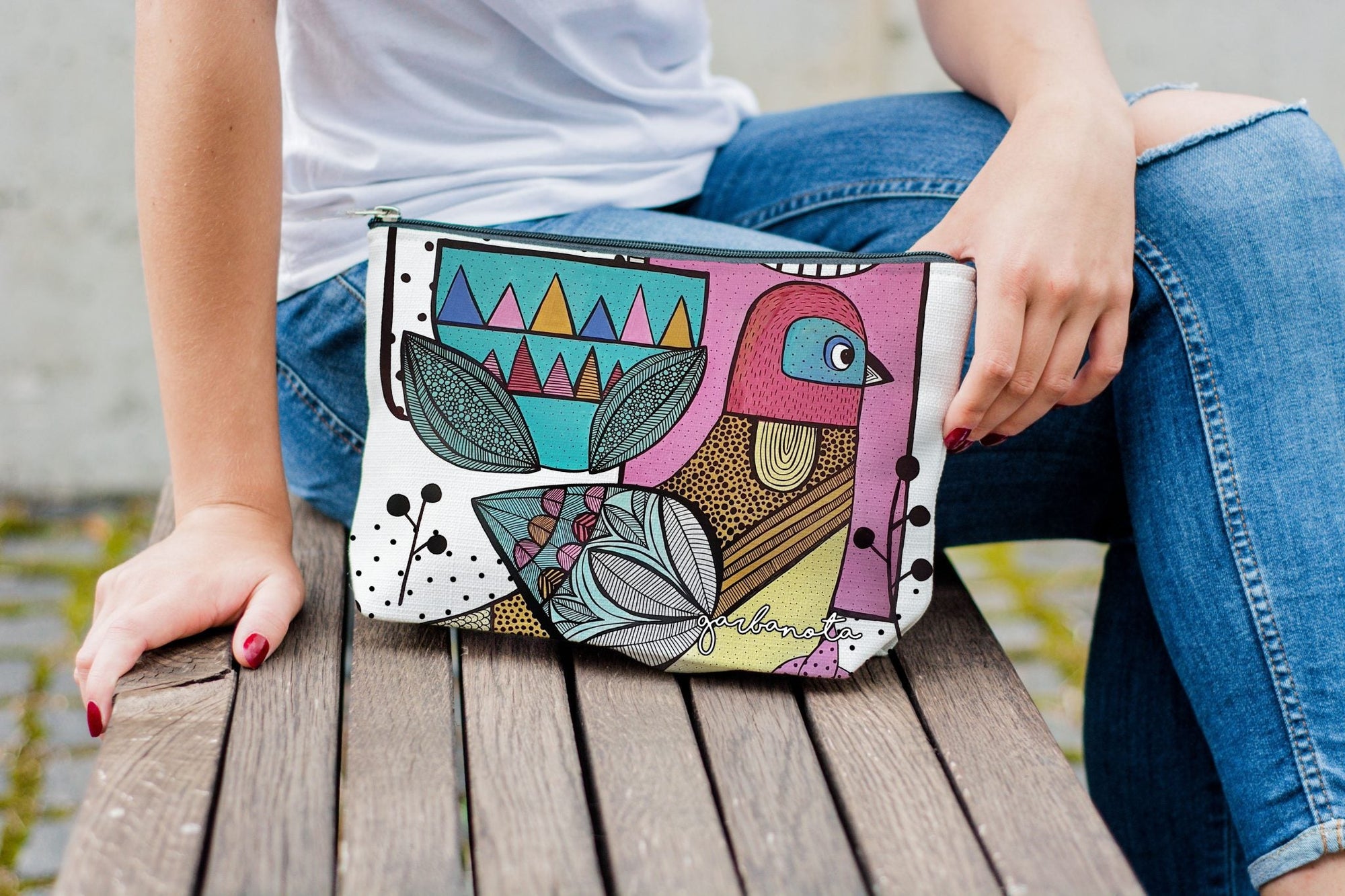 Garbanota Makeup Bags – Artistic, Versatile &amp; Durable by Garbanota at www.brixbailey.com