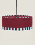 Nododinoz Paul Lampshade in Burnt Red 50cm
