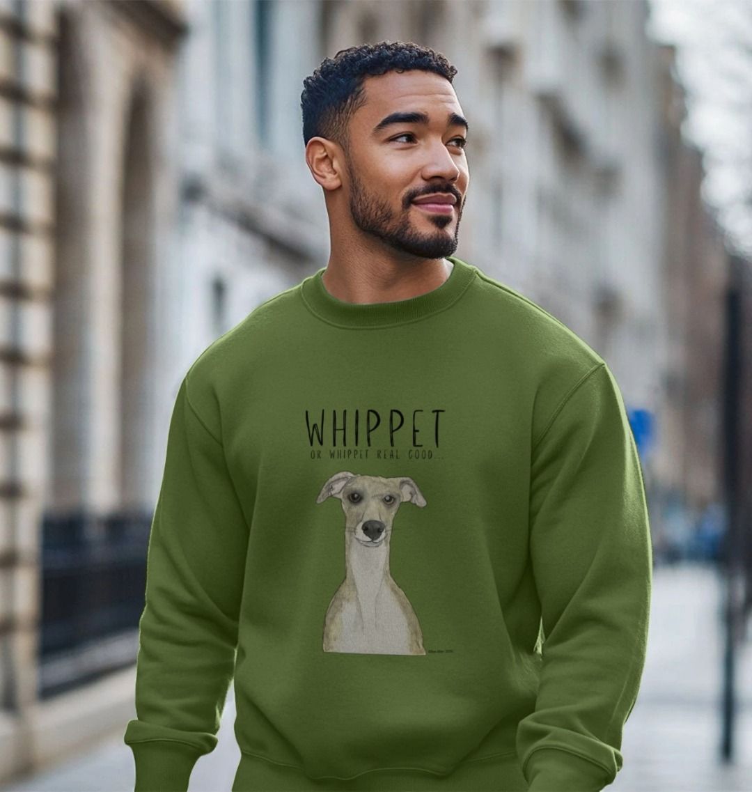 Whippet-Inspired Sweatshirt: Comfort, Style &amp; Zoomie-Approved!