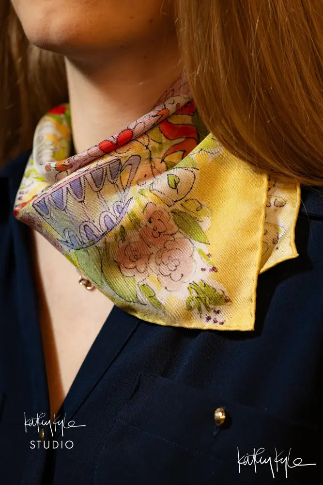 Pax et Amor - Peace and Love Silk Scarf