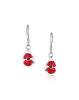 Poppy Teardrop Dangle Drop Earrings