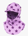 Peaked Spring-Fall Balaclava For Kids BENT - Stars