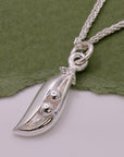 Two Peas In A Pod Silver Charm