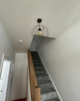 XXL Pumpkin Shade Pendant Light | Rustic Statement Kitchen & Dining Lighting UK