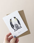 Penguin Family Greetings Card