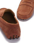 Penny Driving Loafers, rust suede