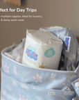 Peppa Pig Grab & Go Nappy Wet Bag - Blush Stripe