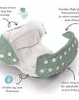One Size All-In-One Reusable Cloth Nappy - Rainbow Oatmeal