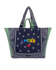 PERLA Quilted Maxi Tote Çanta - AMOUR