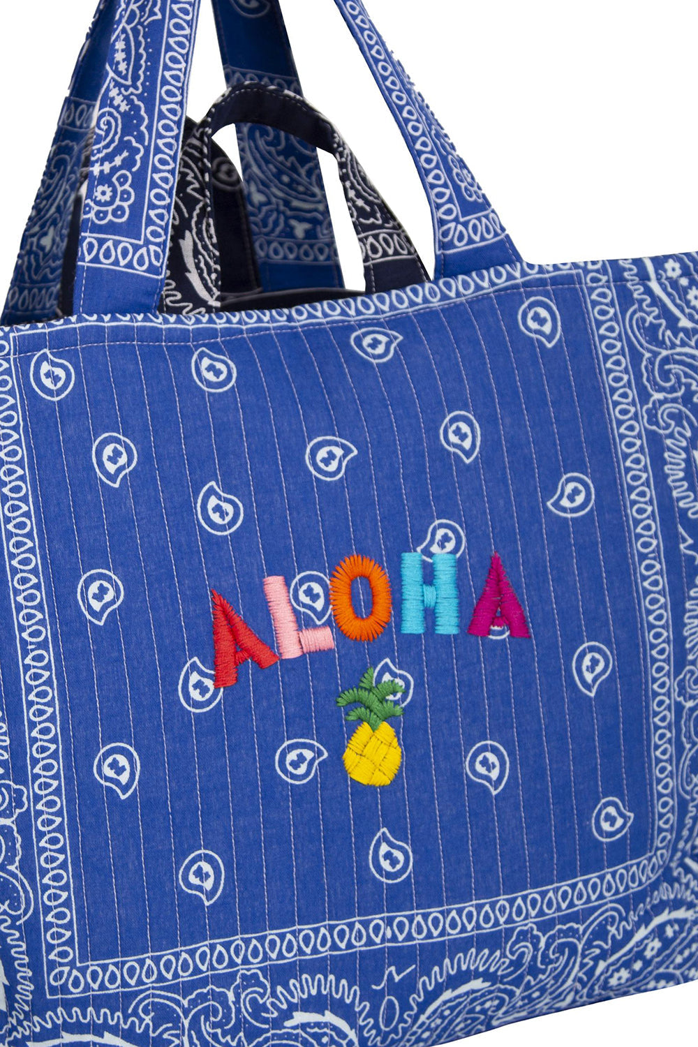 PERLA Quilted Maxi Tote Çanta - ALOHA