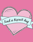 Biscuiteers x Olivia Rubin Rainbow Croissant Letterbox Biscuit