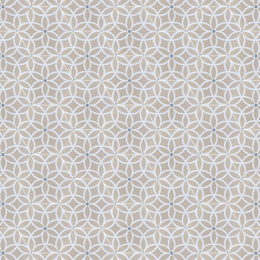 Petal porcelain tiles, luxury hexagon tiles in pastel, green, and black, anti-slip outdoor tiles, premium bathroom kitchen flooring by Maria Starling Design at brixbailey.com