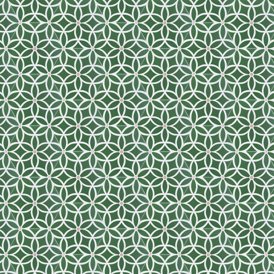 Luxury Petal porcelain hex tiles, premium anti-slip outdoor and indoor tiles in pastel, green, and black by Maria Starling Design at brixbailey.com