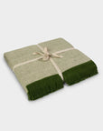 Yoga Studio GOTS Organic Cotton Two Toned Yoga Blanket