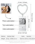 Photo Calendar Keychain - Personalised Anniversary Gift | Custom Photo Keyring