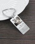 Photo Calendar Keychain - Personalised Anniversary Gift | Custom Photo Keyring