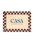 Rustic Brown Checkered Frame 7x5"