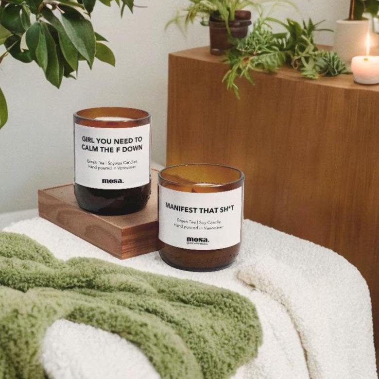 Green Tea Scented Soy Candle-2