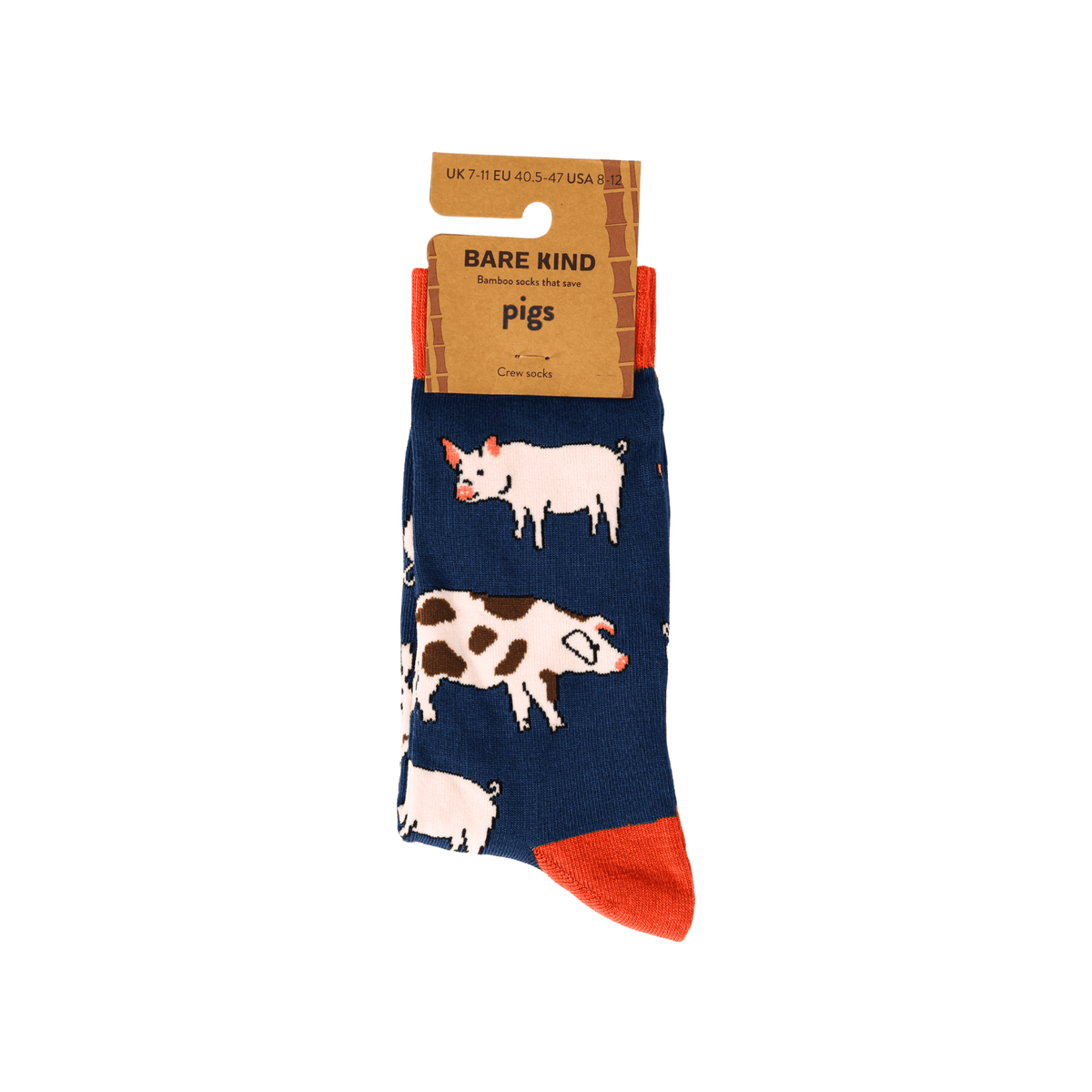 Save the Pigs Bamboo Socks