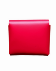 Handmade Leather Simple Coin Purse - Pillar Box Red