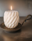 Luxury scented pillar candles, natural wax for clean long-lasting burn, elegant design, warm inviting atmosphere by Ralph's Orchard at brixbailey.com