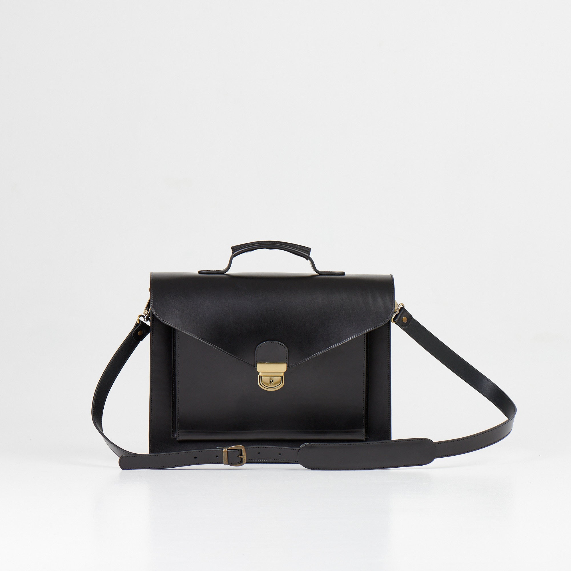 Black Leather Briefcase No 36