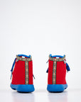 Red Felt Winter Boots for Cold Weather Comfort