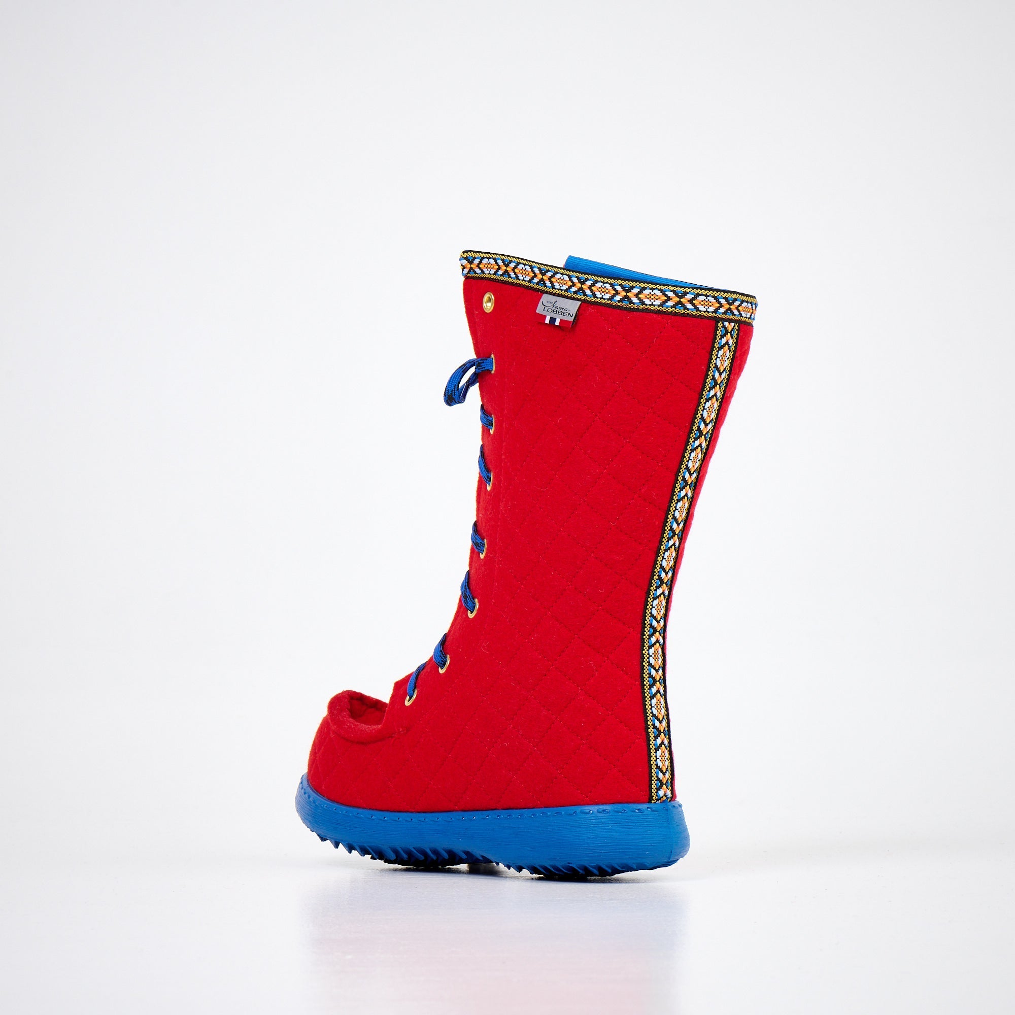 Red Wool Felt Winter Boots for Cosy Cold Days