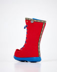 Red Wool Felt Winter Boots for Cosy Cold Days