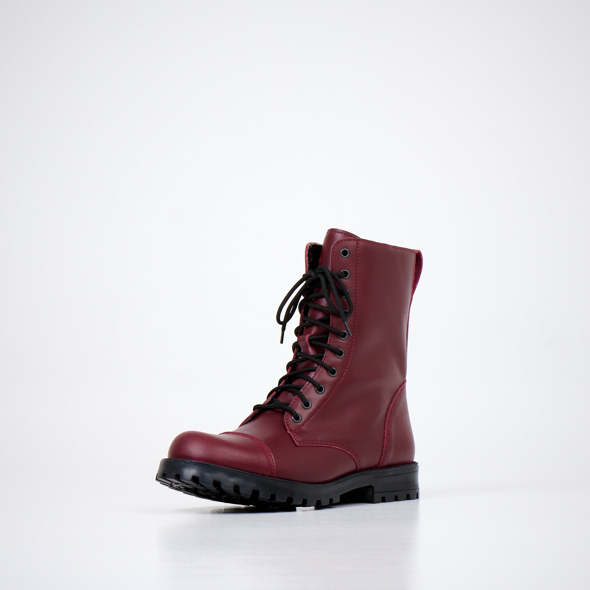 511 Burgundy Leather Boots – Versatile &amp; All-Season Wear by Samelin at www.brixbailey.com
