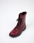 Burgundy Leather Boots for Year Round Comfort