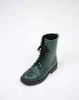 Forest Green Leather Boots