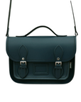 Leather Midi Satchel - Pine