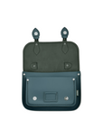 Leather Midi Satchel - Pine