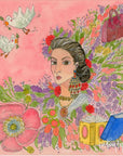 Pink Lady Silk Scarf
