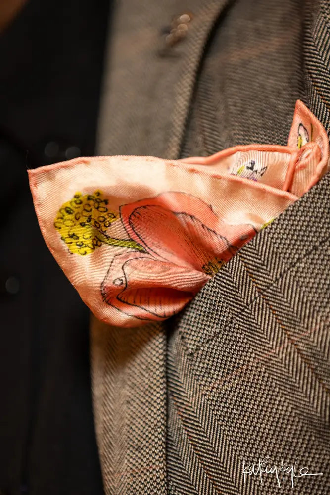 Pink Lady Silk Scarf