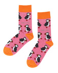 Save the Pink Puffin Bamboo Socks
