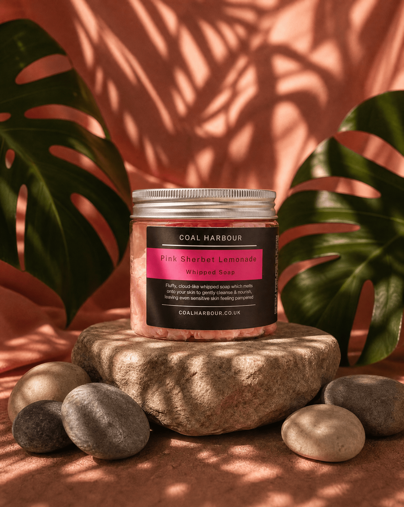 Pink Sherbet Lemonade Whipped Soap 120g