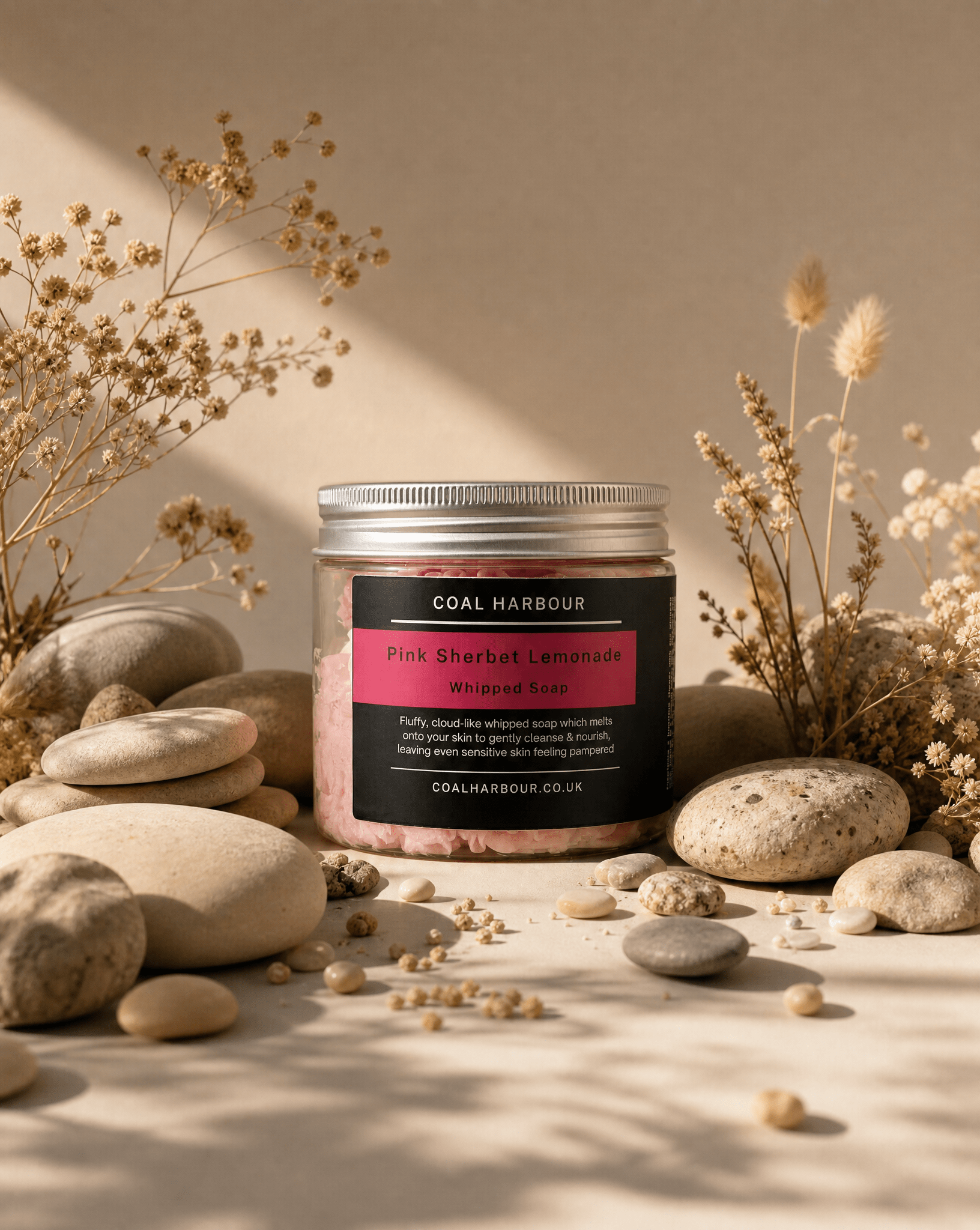 Pink Sherbet Lemonade Whipped Soap 120g