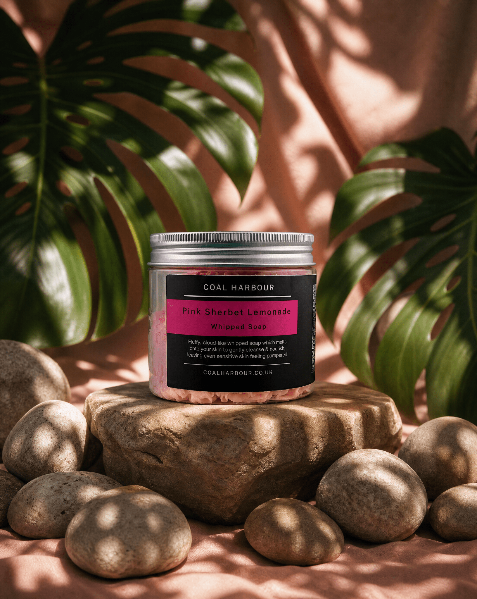 Pink Sherbet Lemonade Whipped Soap 120g