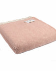 Lambswool Throw - Dusty Pink