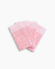 Pink Minerals Cotton Hand Block Napkins | Set of 4