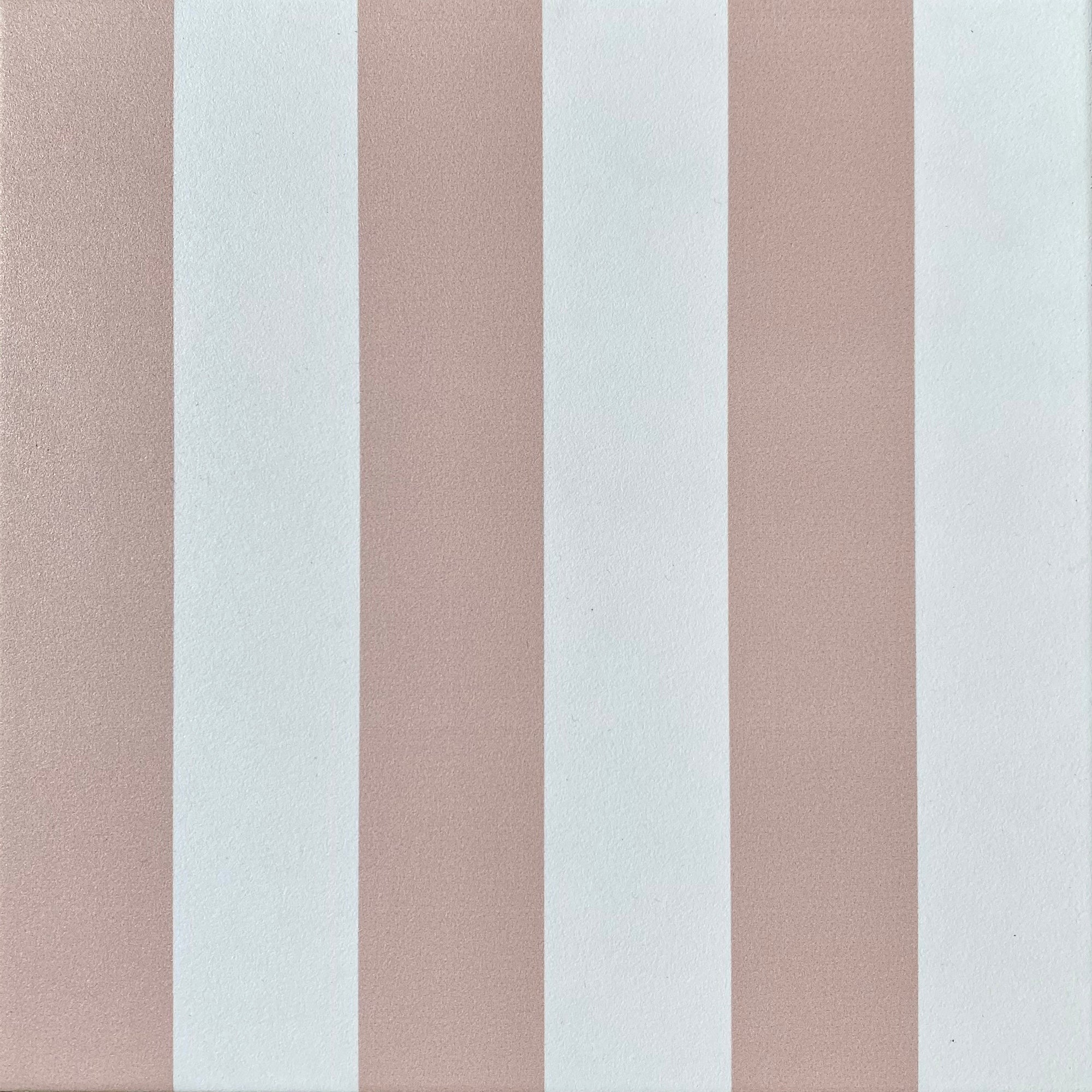 Pink stripe porcelain tile, premium durable indoor outdoor anti-slip flooring, stylish pink stripes design, best-selling hardwearing no-seal tiles by Maria Starling Design at brixbailey.com