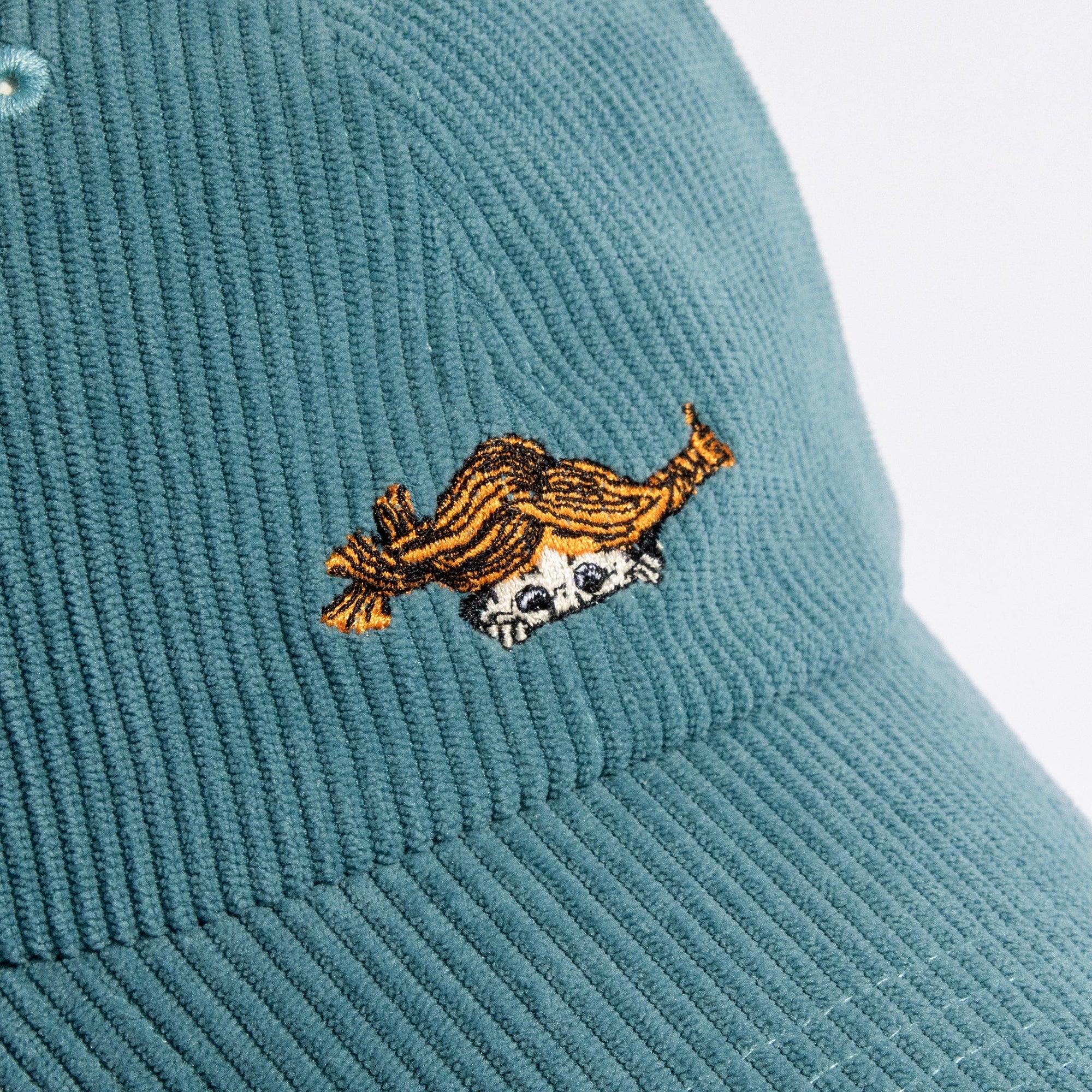 Petrol Blue Corduroy Dad Cap