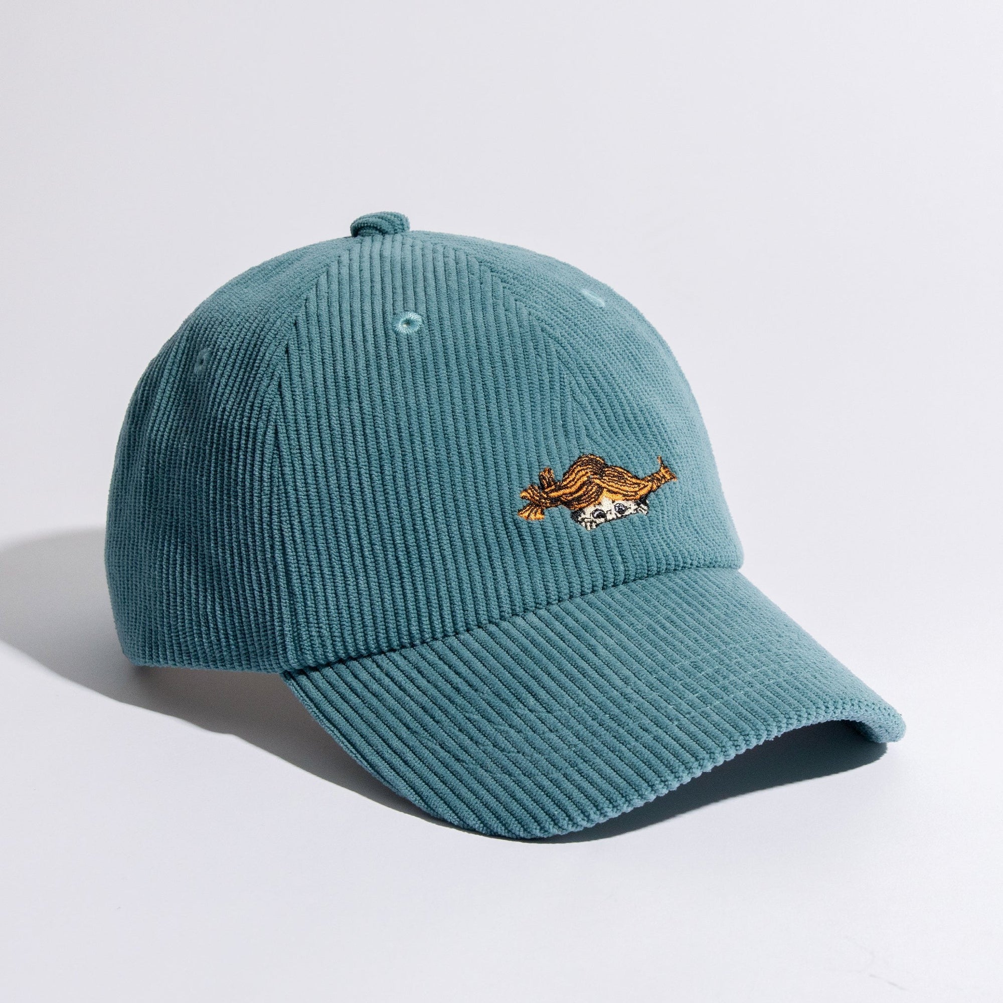 Petrol Blue Corduroy Dad Cap