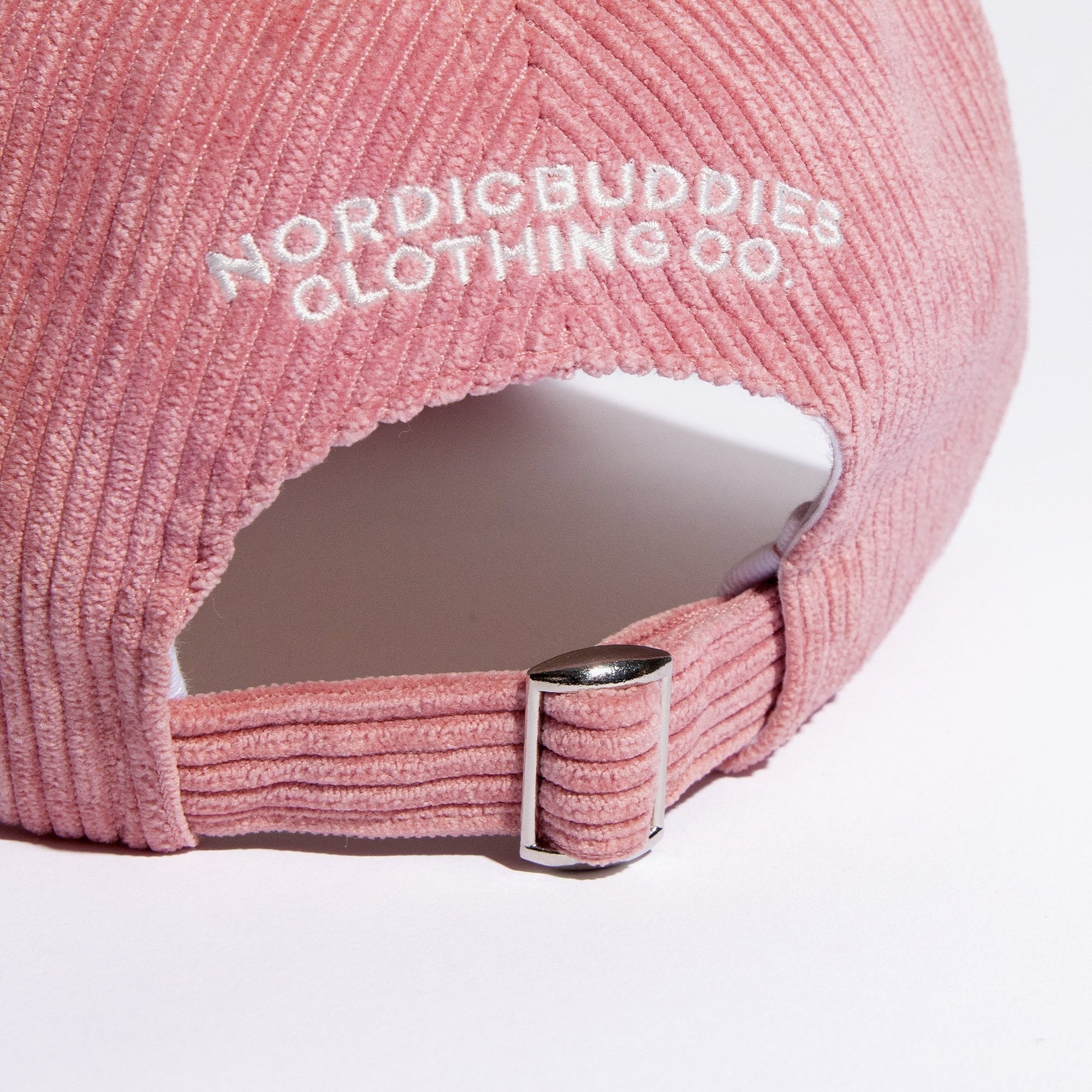 Pink Corduroy Dad Cap Inspired by Pippi
