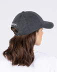 Black Denim Pippi Dad Cap for Adults