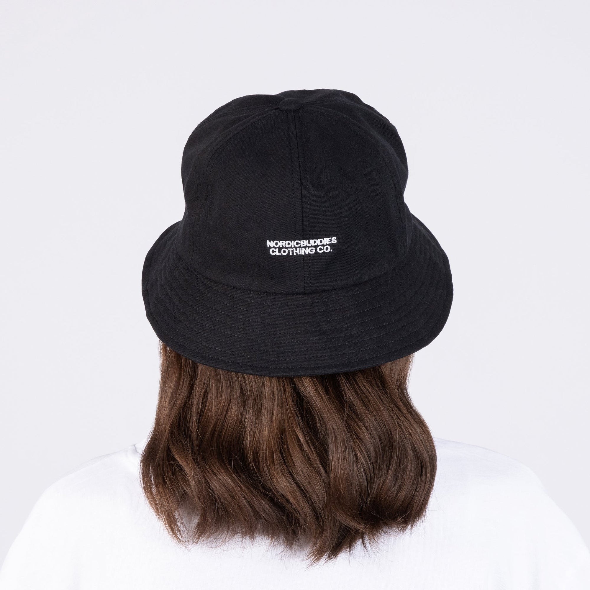 Black Bucket Hat Inspired by Pippi Longstocking