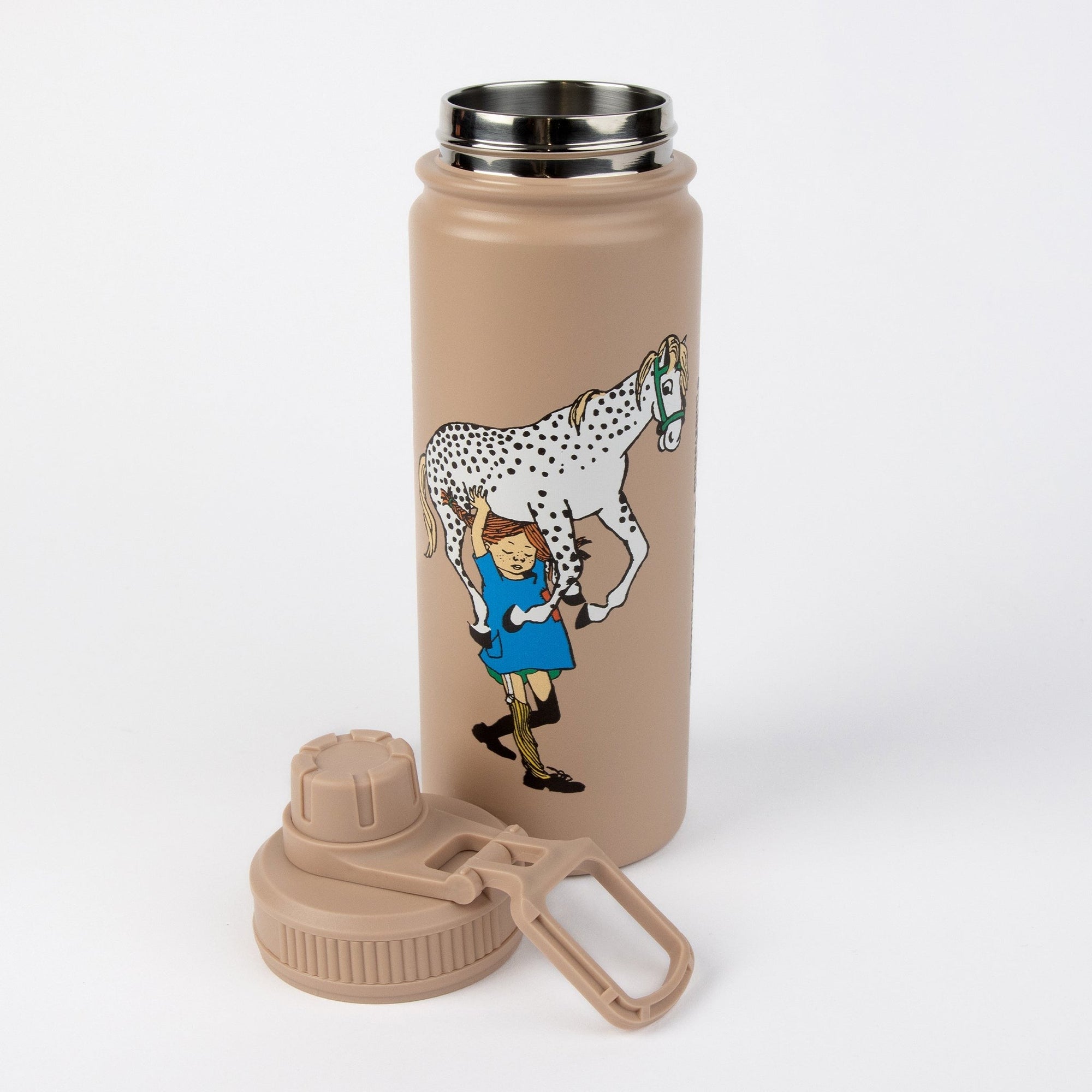 Beige Thermal Bottle for Daily Adventures